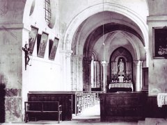 intérieur de l'église ancien
